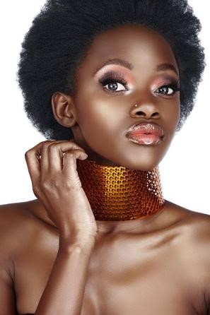 Coiffure afro femme cheveux crépus