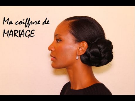 Coiffure cheveux afro naturel