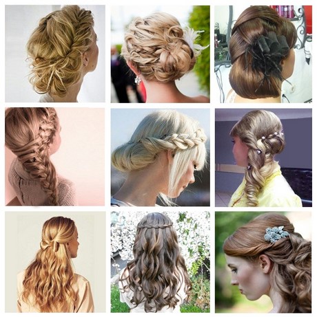 Coiffure de bal tresse