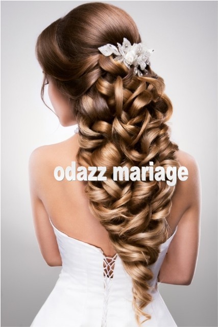 Coiffure de ceremonie cheveux long