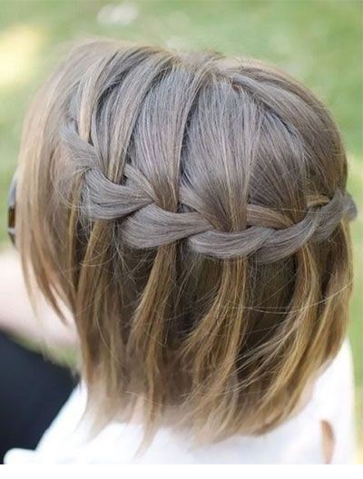 Coiffure de soirée pour cheveux court