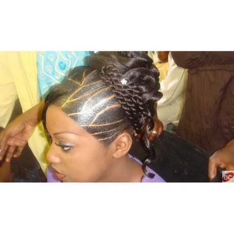 Coiffure sénégalaise chignon