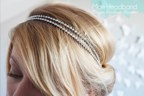 Bandeau mariage cheveux courts