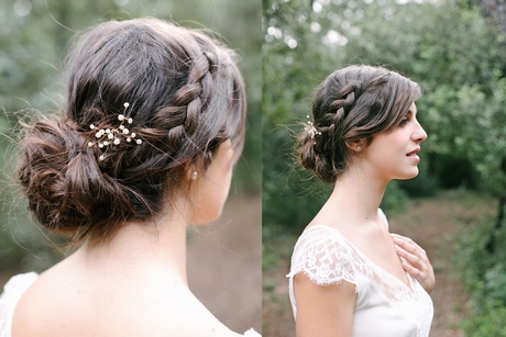 Chignon africain avec tresse