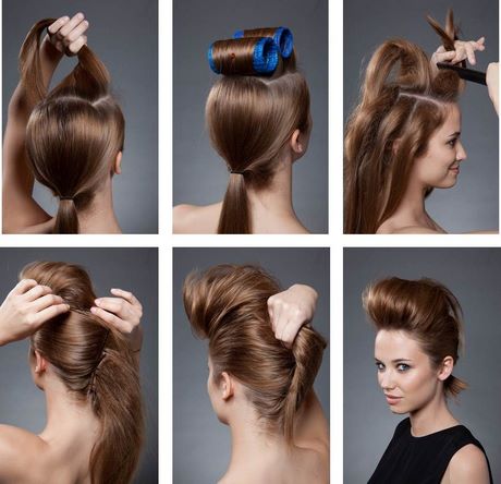 Chignon banane simple