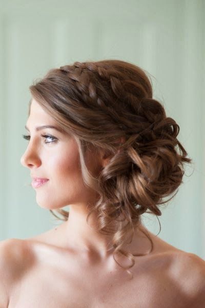 Chignon boucle cote