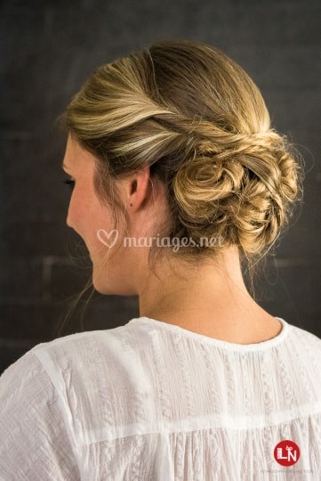 Chignon catogan mariage