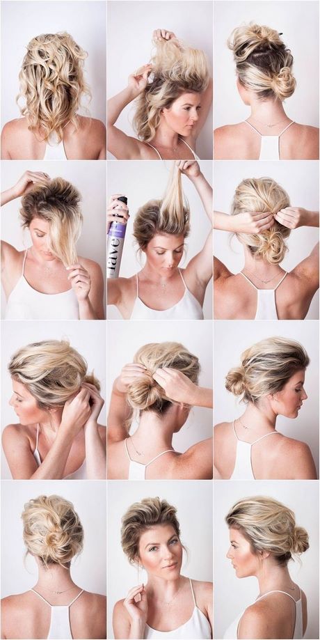 Chignon coiffé décoiffé