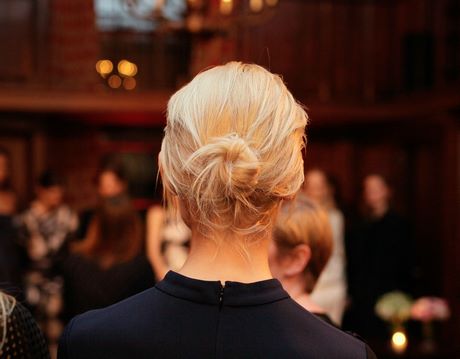 Chignon décontracté