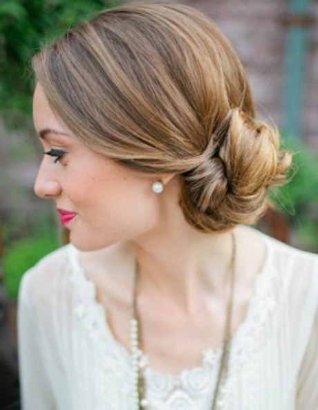 Chignon mariage classe