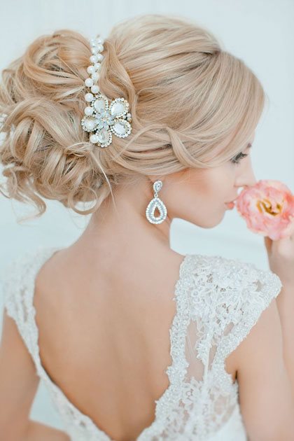 Chignon mariage classe