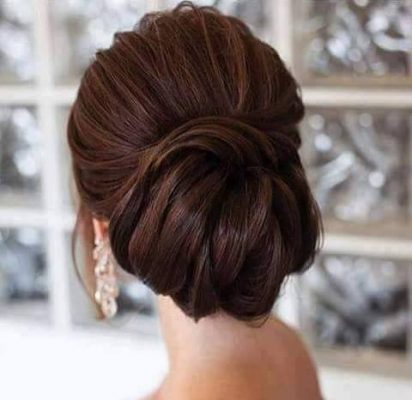 Chignon mere dela mariee