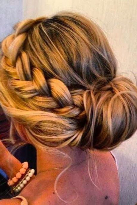 Chignon tresse cote