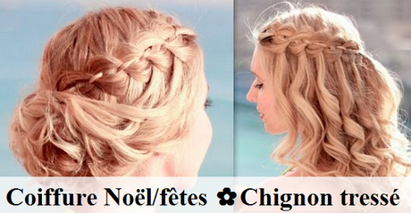 Chignon tressé simple