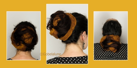 Coiffure malienne chignon