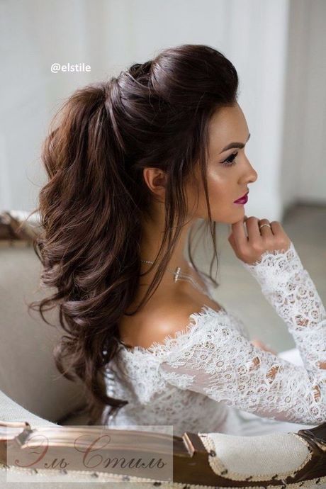 Coiffure mariage cheveux tres long