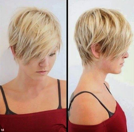 Coupe courte femme meche