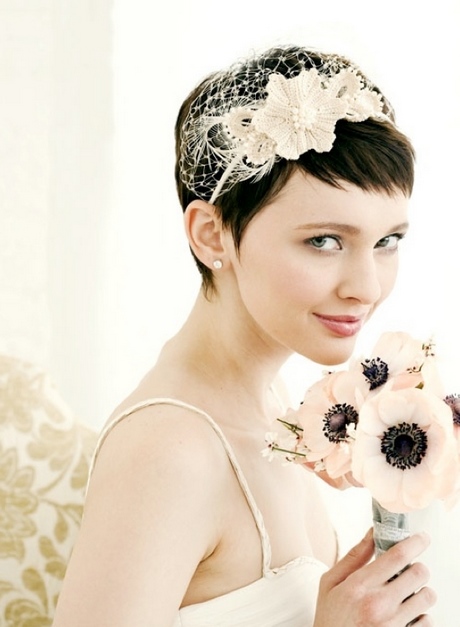 Headband cheveux courts mariage