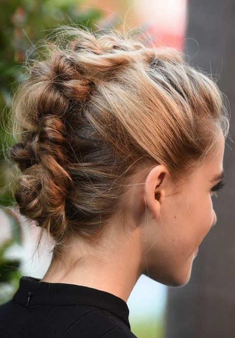 Idée chignon tresse