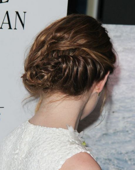 Idée chignon tresse