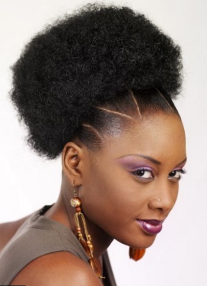 Modele de chignon africain