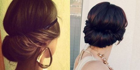 Petit chignon simple