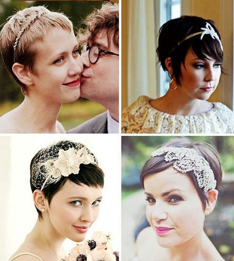 Serre tete mariage cheveux courts