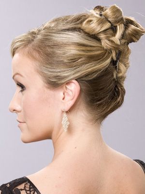 Tresse chignon haut