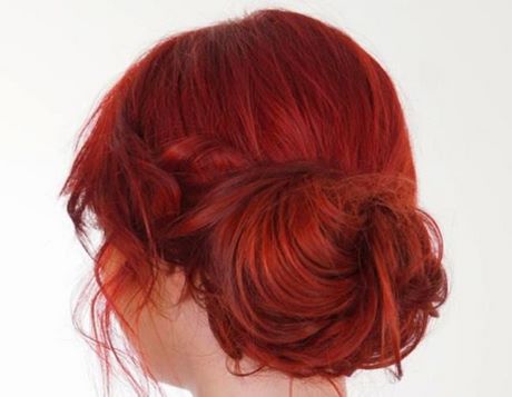 Un chignon simple