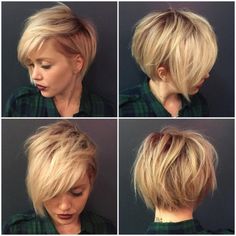 Coiffure cheveux courts carre plongeant