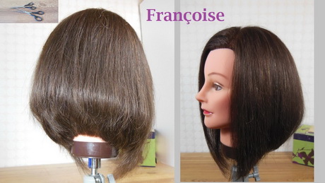 Coupe cheveux plongeant dégradé