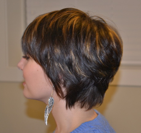 Modele coupe de cheveux carré plongeant