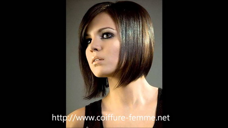 Modele de coiffure carre plongeant court