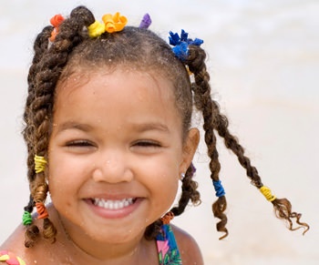 Coiffure africaine pour enfants