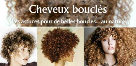 Coiffure cheveux très bouclés