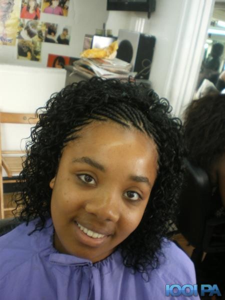 Coiffure tresses afro antillaise