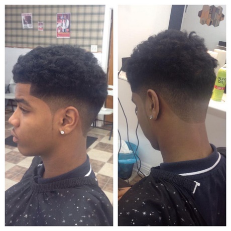 Coupe afro degradé homme