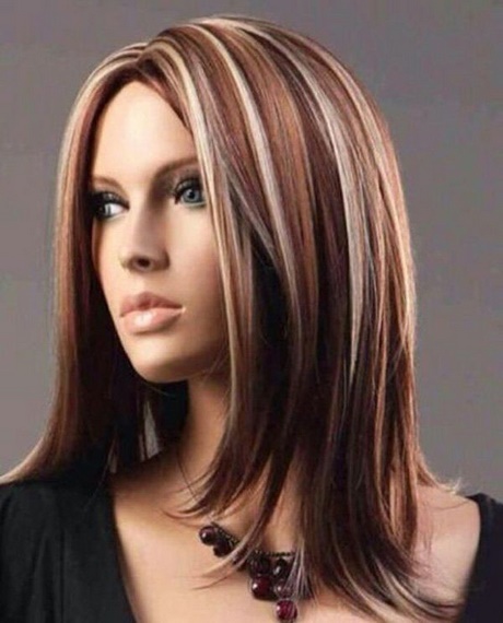 Coupe cheveux mi long meche