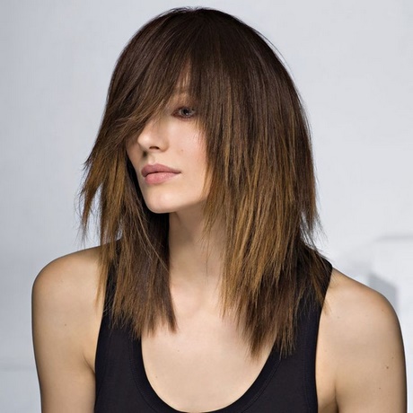 Coupe dégradé femme long