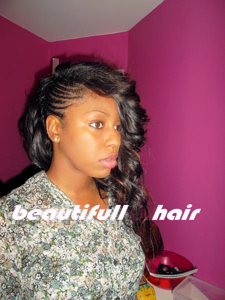 Model coiffure tissage africaine