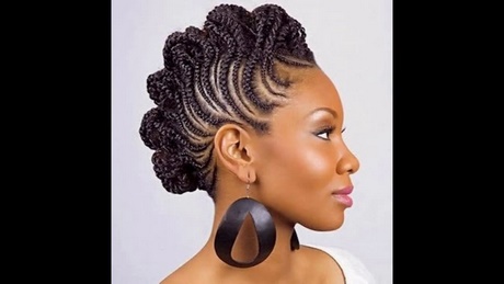 Model coiffure tissage africaine