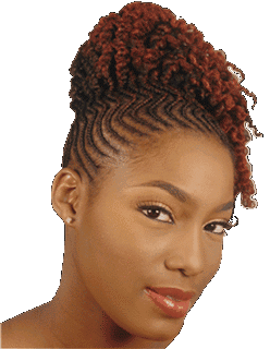 Modele de coiffure afro