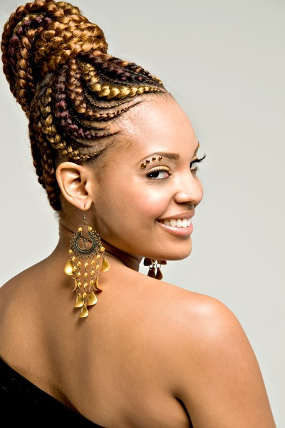 Modele tresse africaine avec rajout