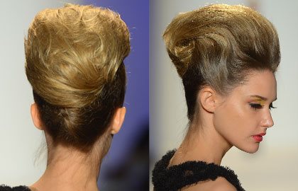 Chignon année 60