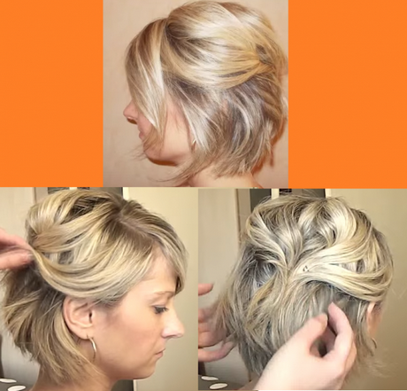 Chignon avec un carré