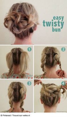 Chignon cheveux epaule