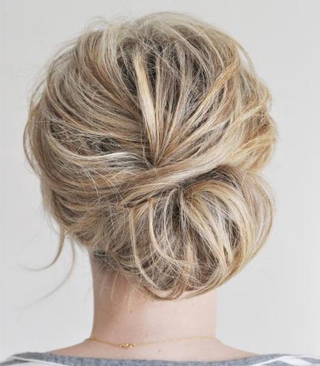 Chignon simple mariage