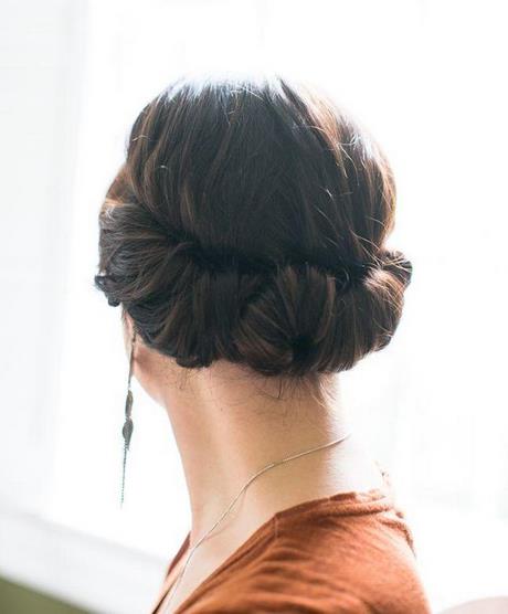 Chignon témoin mariage