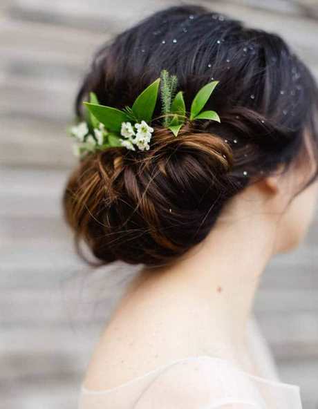 Chignon vintage mariage