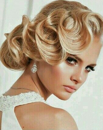 Chignon vintage mariage